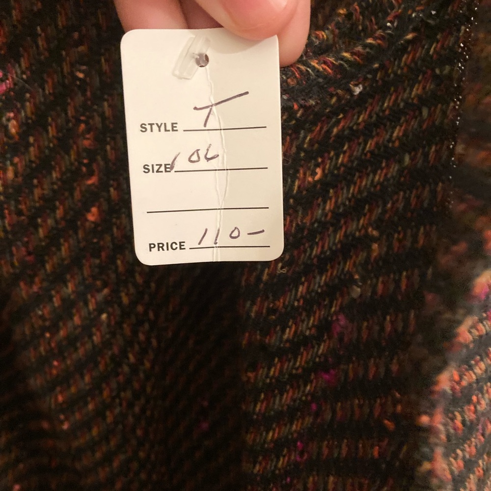 Brown and red maxi duster / long vest - Picture 4 of 5